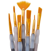 Studio Golden Nylon Brush Set – 7 Pieces - STUDIO LEVEL BRUSH SETS - KINGART