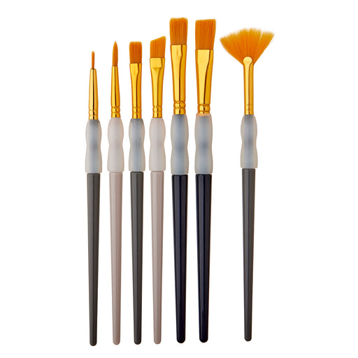 Studio Golden Nylon Brush Set – 7 Pieces - STUDIO LEVEL BRUSH SETS - KINGART