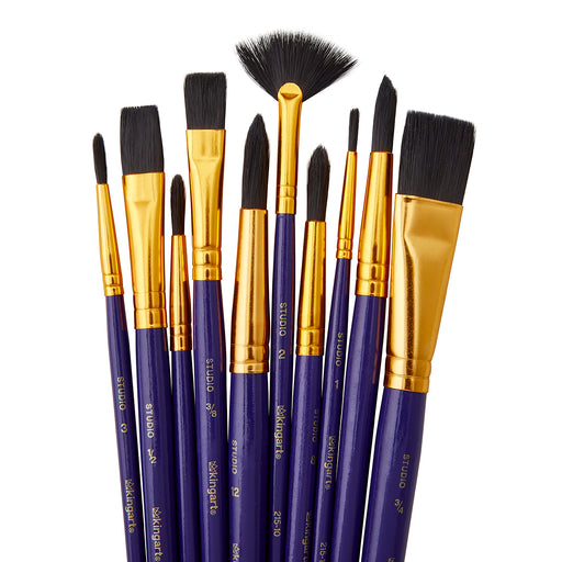 Brush Set Art & Craft 10 pc - Studio - KINGART