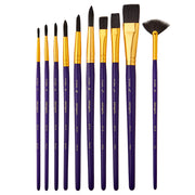Brush Set Art & Craft 10 pc - Studio - KINGART