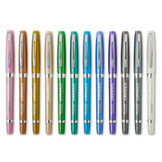 Metallic Brush Pens 12 Colors - MARKERS & PENS - SHANGHAI CMB IMPORT & EXPORT CO., LTD
