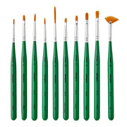 Studio Golden Nylon Detail Brush Set – 10 Piece - STUDIO LEVEL BRUSH SETS - KINGART