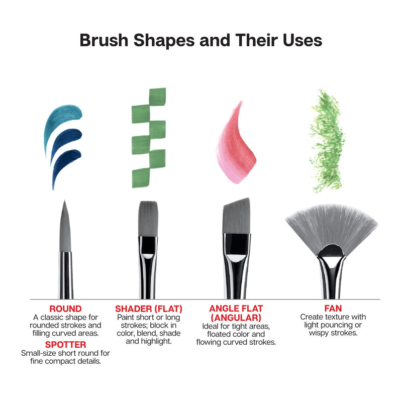 Studio Brush & Tool Set – 35 Pieces