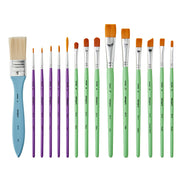 Studio Variety Pack Brush Set – 15 Piece - STUDIO LEVEL BRUSH SETS - KINGART