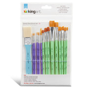 Studio Variety Pack Brush Set – 15 Piece - STUDIO LEVEL BRUSH SETS - KINGART