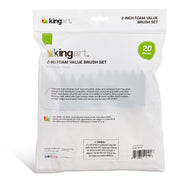 Foam Brushes 2” 20 pc - Value - KINGART®