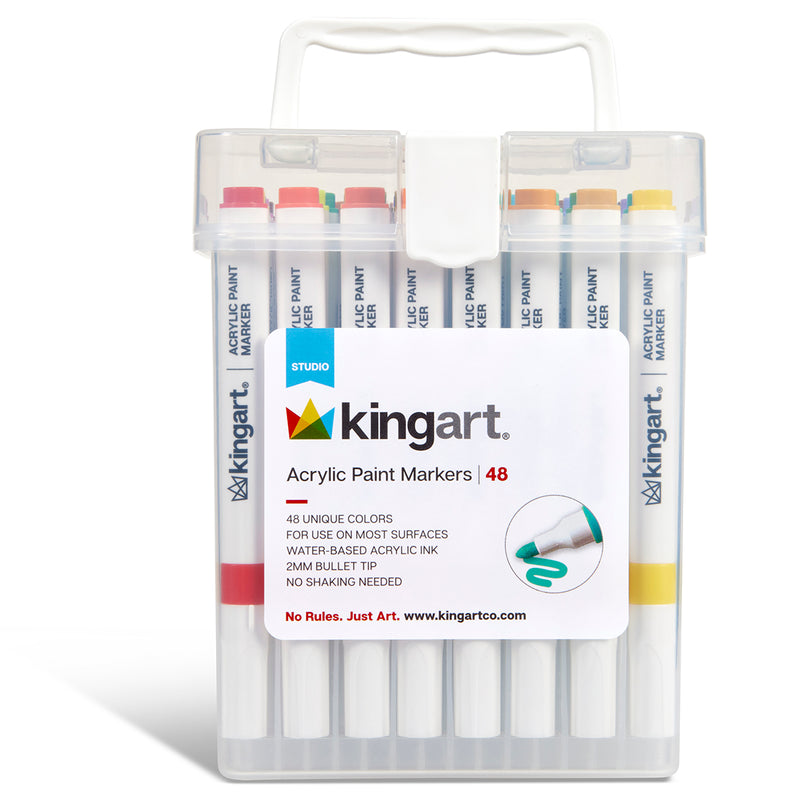 Acrylic Paint Markers 48 Colors - Studio - KINGART