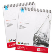 Sketch Paper 11x14 100 Sheets 2-Pack - Studio - KINGART