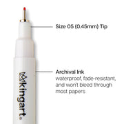 Inkline™ Fine Line Pens, 8 Colors Size 05 - Pro - KINGART