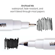Inkline™ Pens Pigment Liners- Singles - MARKERS & PENS - KINGART