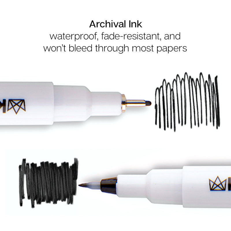 Inkline™ Pens Pigment Liners- Singles - MARKERS & PENS - KINGART