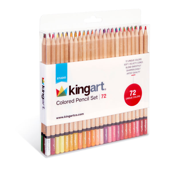 72 Colors Black Wood Color Pencil Mandala Crayons 72 Art Creative