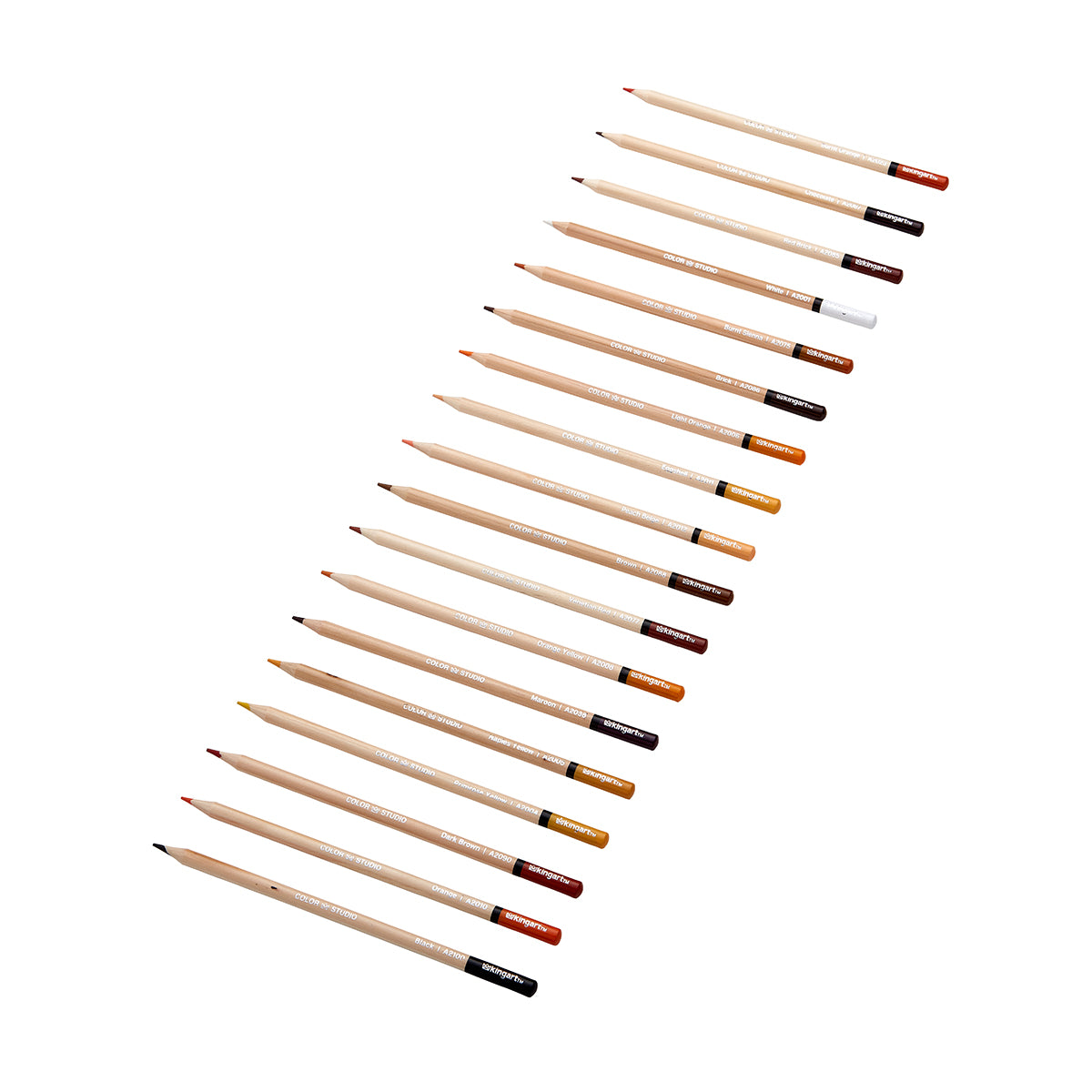 KINGART® Soft Core Colored Pencils Set of 72 Unique Vibrant Colors