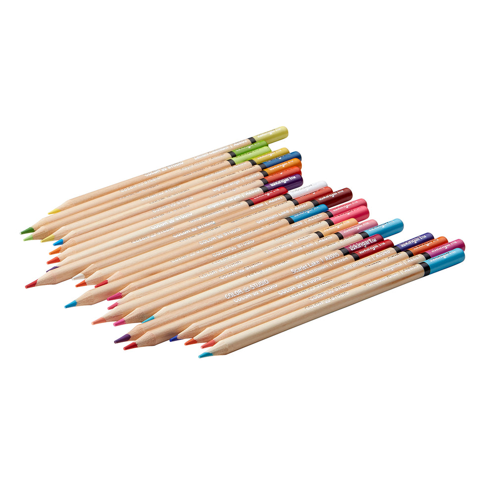 KINGART® Soft Core Colored Pencils Set of 72 Unique Vibrant Colors