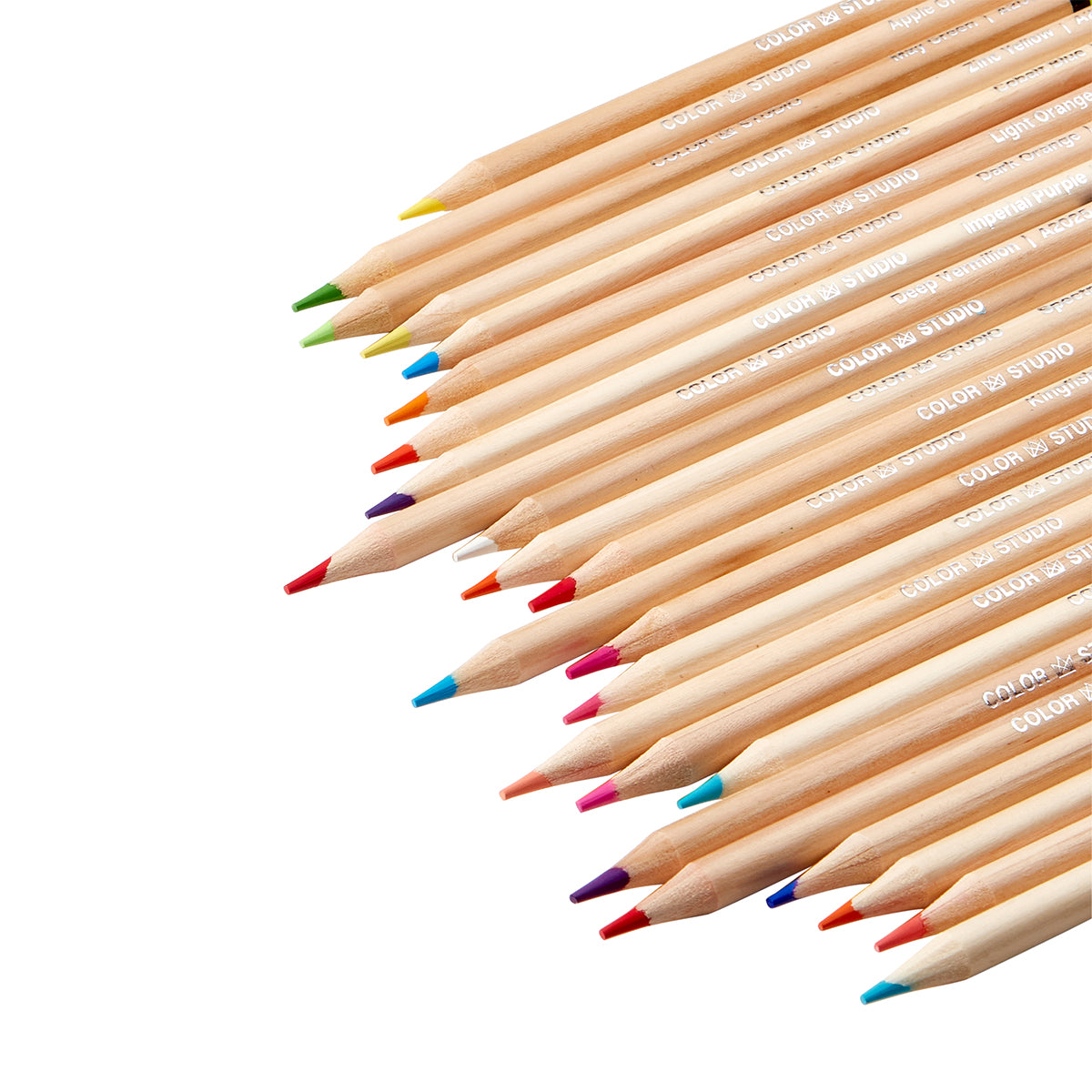 KINGART® Soft Core Colored Pencils Set of 72 Unique Vibrant Colors