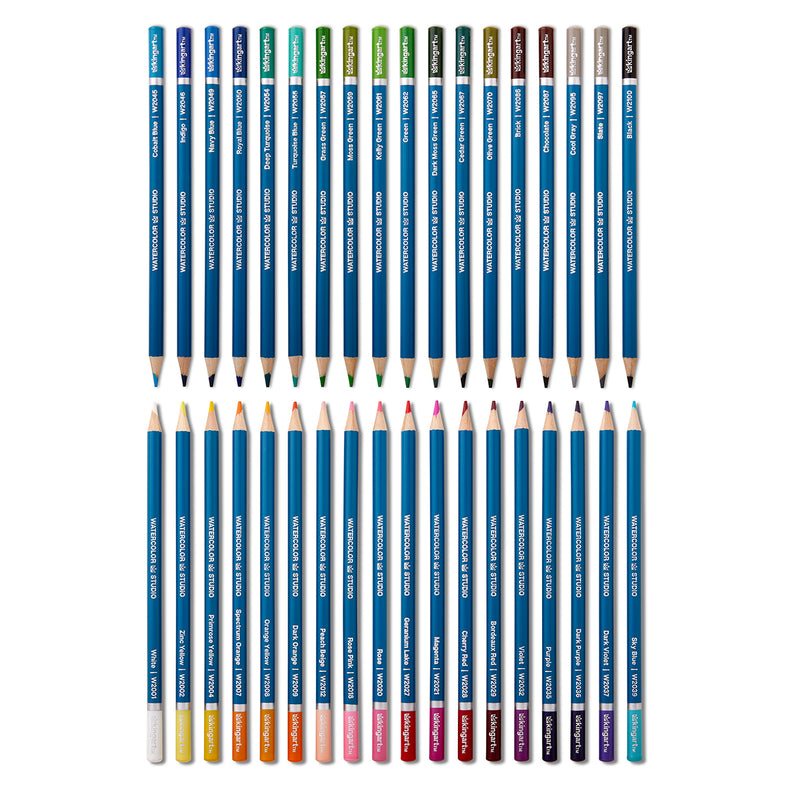 Watercolor Pencils 36 Colors - DRAWING & SKETCHING SUPPLIES - KINGART