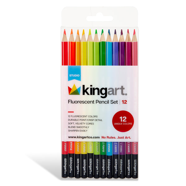  ROYAL BRUSH Neon Colored Pencils-12/Pkg, 12 Count (Pack of 1) :  Toys & Games