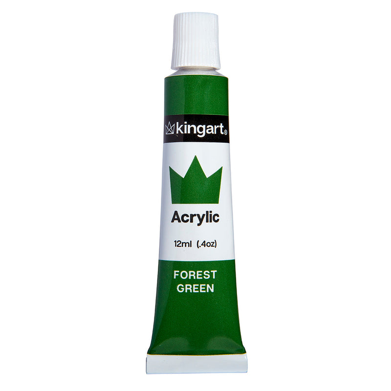 Acrylic Paint, 12ml (.4oz), Set of 18 Colors - Studio - KINGART®