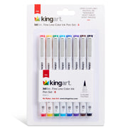 Inkline™ Large Tip Pens 8 Colors - Pro - KINGART