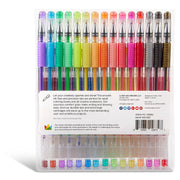 Gel Pens, Soft Grip, 30 Glitter Colors - Studio - KINGART®