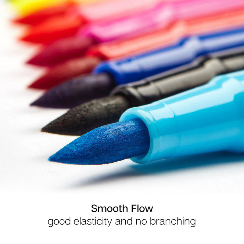 Watercolor Brush Markers 12 Colors - Studio - KINGART