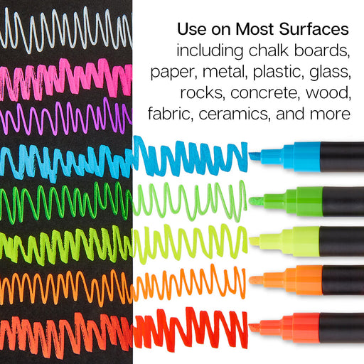 Liquid Chalk Markers 8 Neon Colors - Studio - KINGART