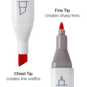 Double-Ended Alcohol Markers 12 Floral Colors - Pro - KINGART