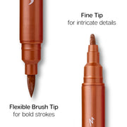 Twin-Tip™ Metallic Pens 24 Colors - MARKERS & PENS - KINGART