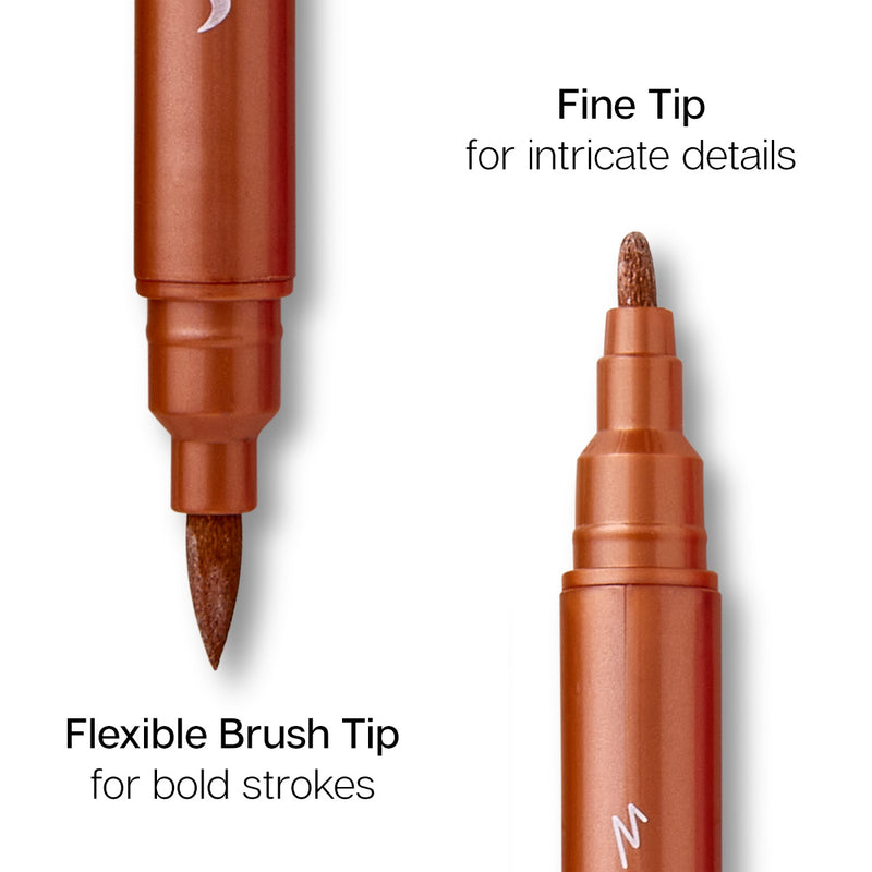 Twin-Tip™ Metallic Pens 24 Colors - MARKERS & PENS - KINGART