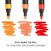 Acrylic Paint Markers 36 Colors - PAINTS, PASTELS, GEL STICKS - KINGART