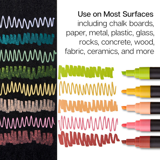Liquid Chalk Markers 8 Vintage Colors - MARKERS & PENS - KINGART