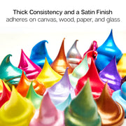 PRO Metallic Acrylic Paint Single Color 3-Packs - PAINTS, PASTELS, GEL STICKS - KINGART