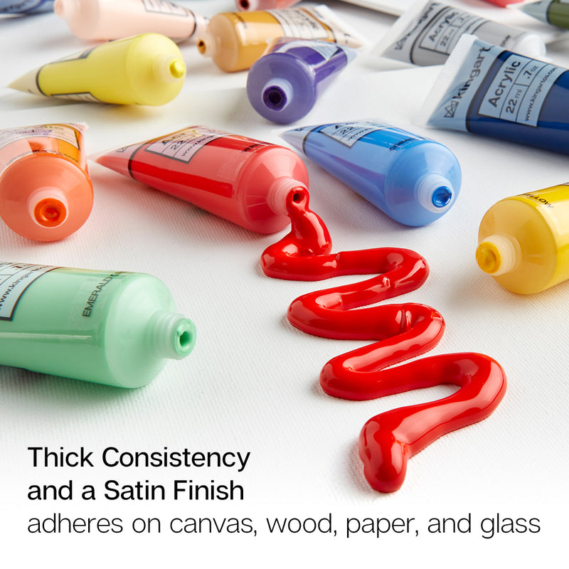 PRO Acrylic Paint Single Color 3-Packs - PAINT - KINGART