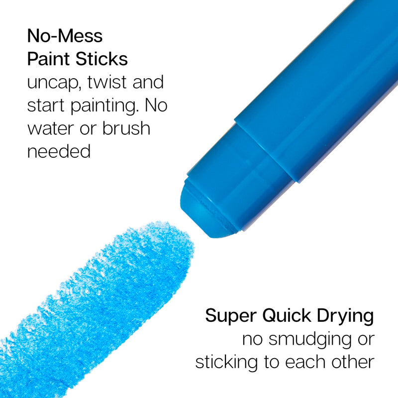 Tempera Paint Sticks, 60 Colors - Studio - KINGART