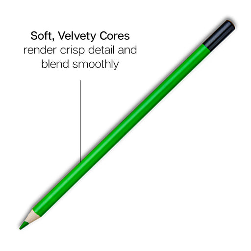 Colored Pencils 12 Neon Colors - Studio - KINGART