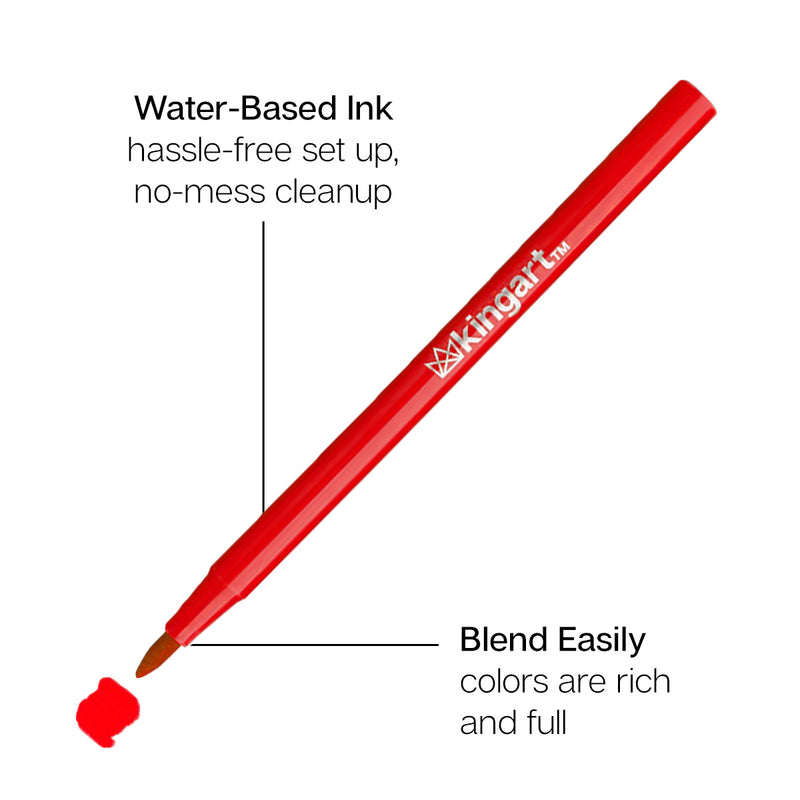 Watercolor Brush Markers 36 Colors - Studio - KINGART