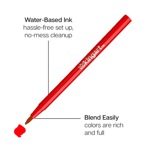 Watercolor Brush Markers 36 Colors - Studio - KINGART