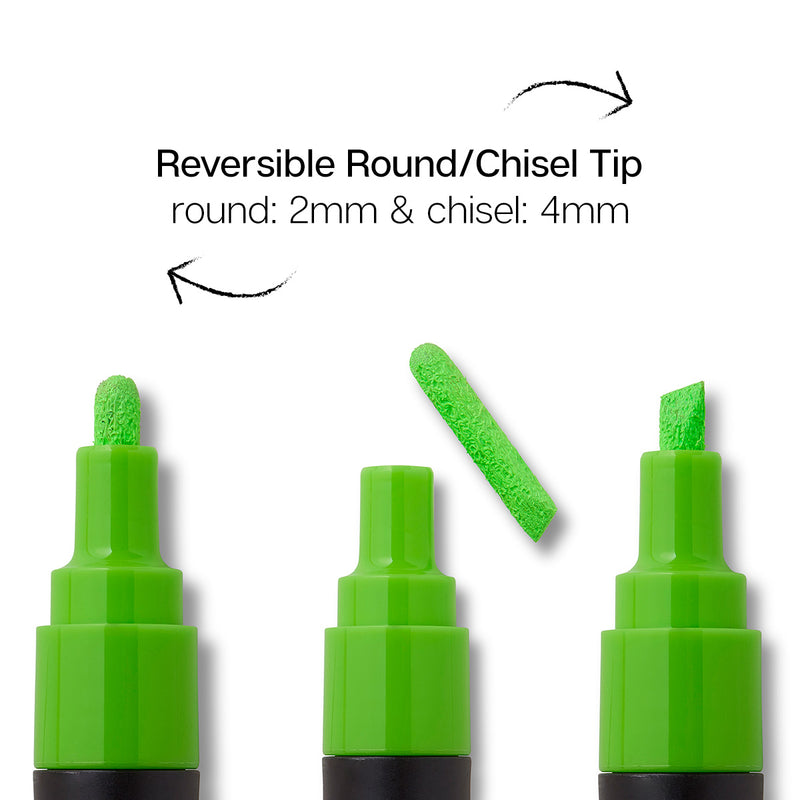 Liquid Chalk Markers 8 Neon Colors - Studio - KINGART