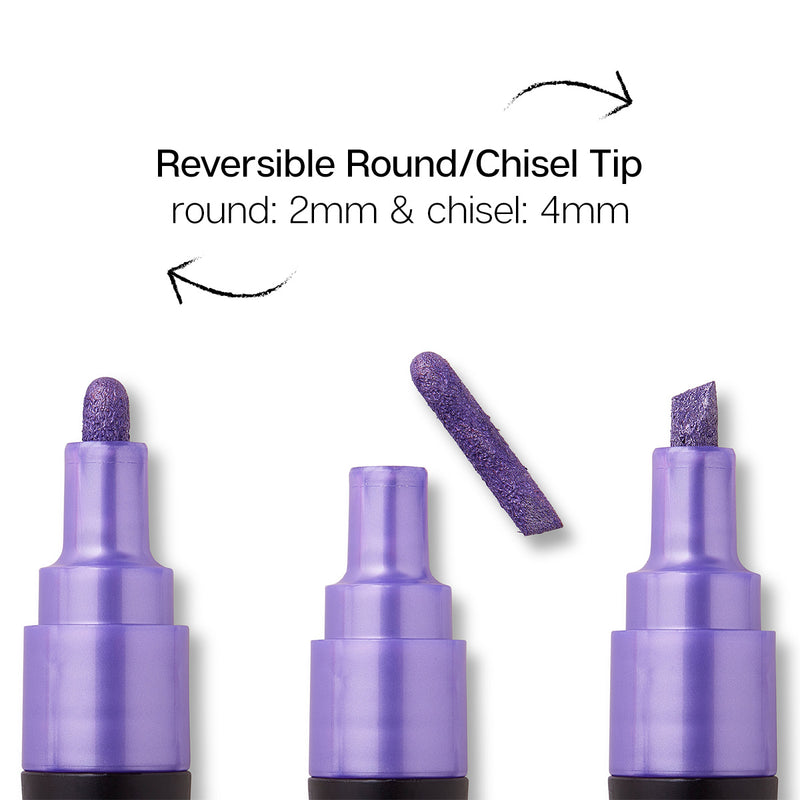 Liquid Chalk Markers 8 Metallic Colors - Studio - KINGART