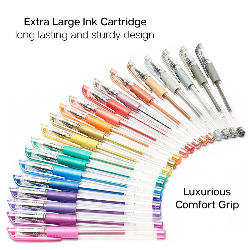 Gel Pens 20 Metallic Colors - Studio - KINGART