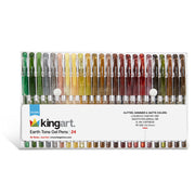 Gel Pens - Comfort Grip - Earth Tone - 24 Colors - Studio - KINGART