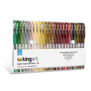 Gel Pens - Comfort Grip - Earth Tone - 24 Colors - Studio - KINGART