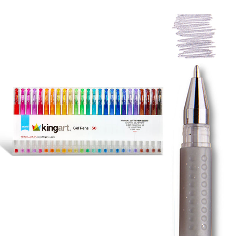 Gel Pens - Comfort Grip - 50 Colors