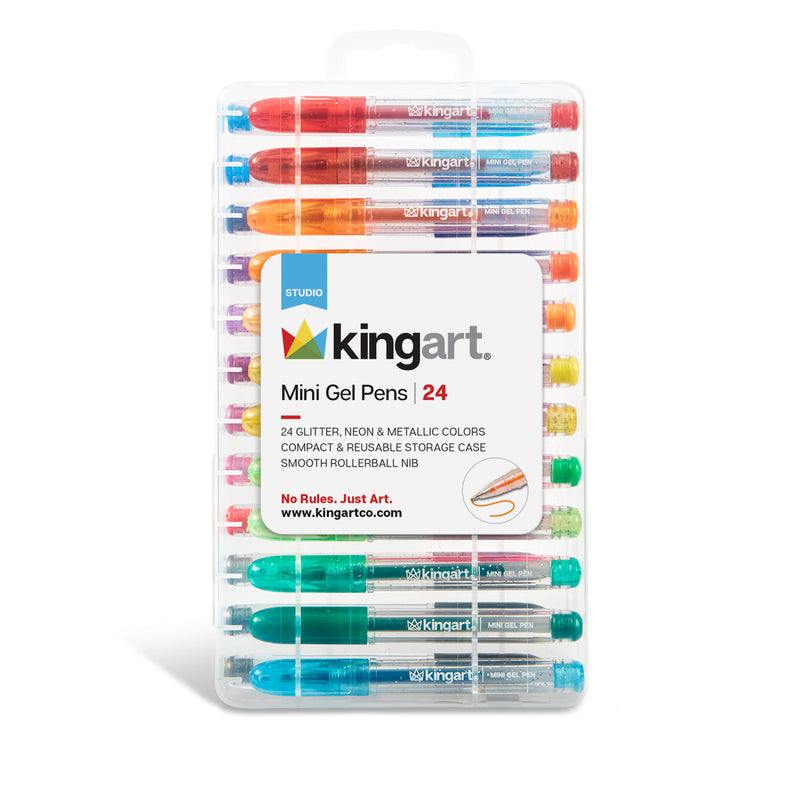 Mini Gel Pens 24 pc - Studio - KINGART®