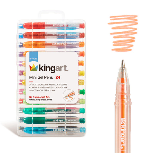 Mini Gel Pens 24 pc - Studio - KINGART