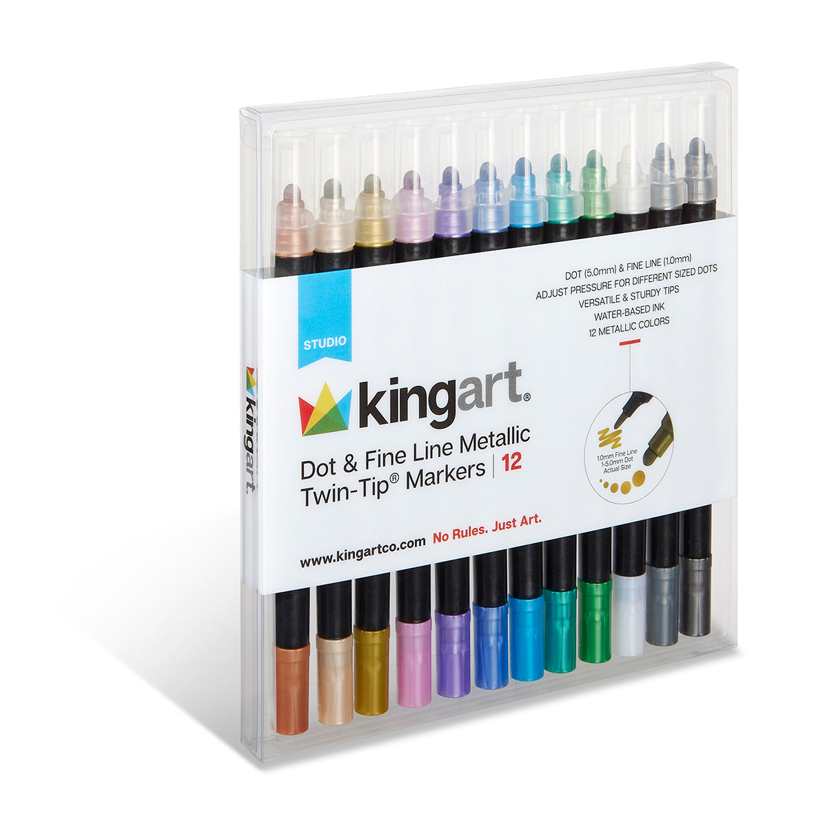Buy Clearance Set of 10, Metallic Markers Paints Pens, Fine Point Metallic  Marker Pens for Black Paper, Glass, Rock Painting, Card Making (Multicolor)  Online at desertcartKUWAIT