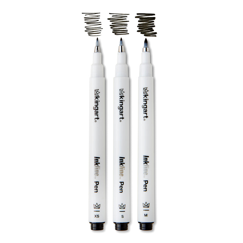 Inkline™ Calligraphy Pens, 3 pc - MARKERS & PENS - SHANGHAI CMB IMPORT & EXPORT CO., LTD