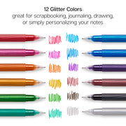 Gel Pens 12 Glitter Colors - Studio - KINGART