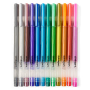 Gel Pens - 12 Metallic Colors - Studio - KINGART
