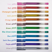 Gel Pens 12 Metallic Colors - Studio - KINGART